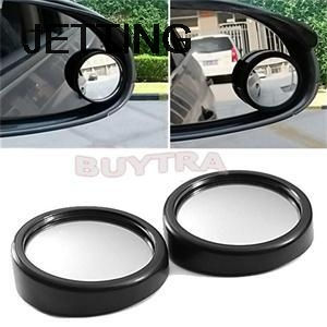 1 pair 2 pieces Adjustable Car mirror Wide Angle Round Convex Blind Spot mirror