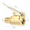 Thumbnail: 1 Pcs Car Auto Brass 6mm 8mm Tyre Wheel Tire Air Chuck Inflator Pump Valve Clip