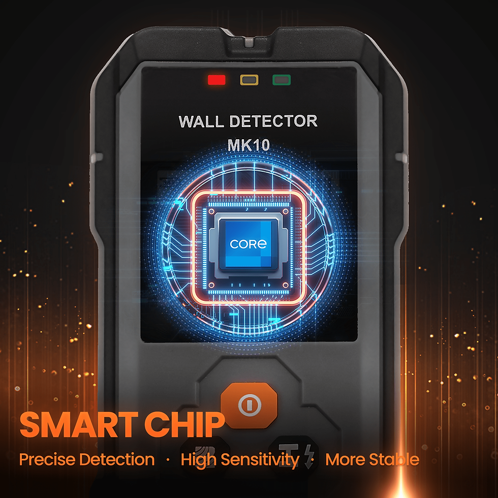 Thumbnail: ENGiNDOT Stud Finder Wall Scanner - 5 in 1 Deep Electrical Stud Detector wi..