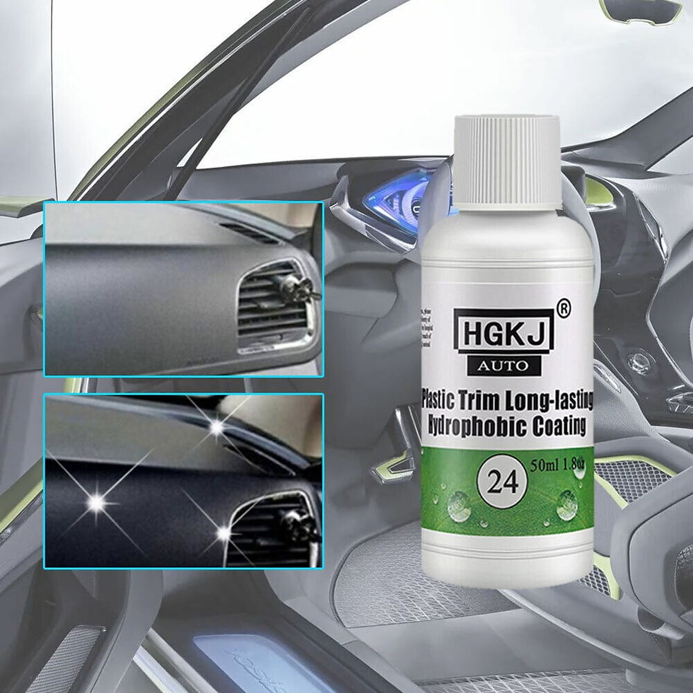 Thumbnail: Ana 50ML Plastic Trim Restore Long-lasting Hydrophobic Coating Wax Car Care..