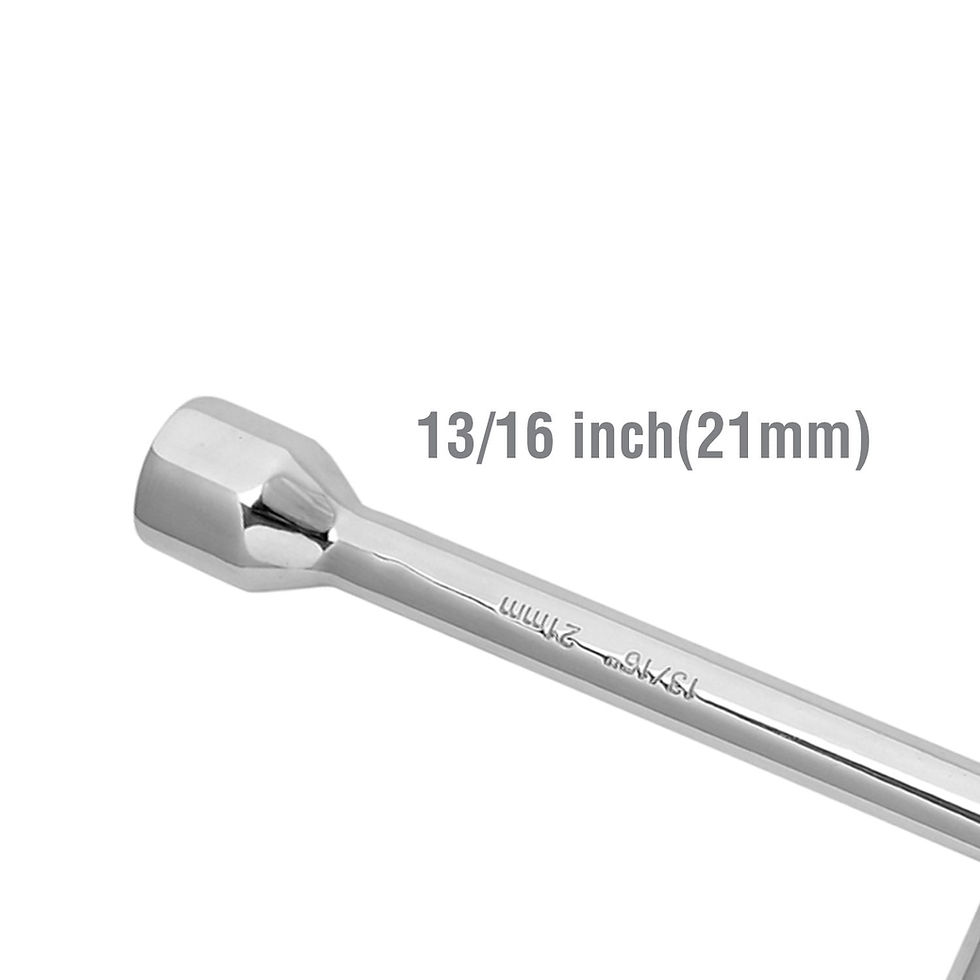 Thumbnail: Hyper Tough Universal Automotive Steel, 14-Inch Folding Lug Wrench