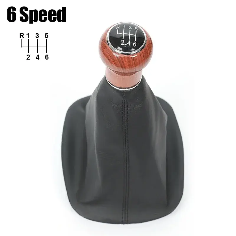 Thumbnail: New 5/6 Speed Gear Shift Knob Leather Gaiter Boot Cover Case Skin for Volkswagen