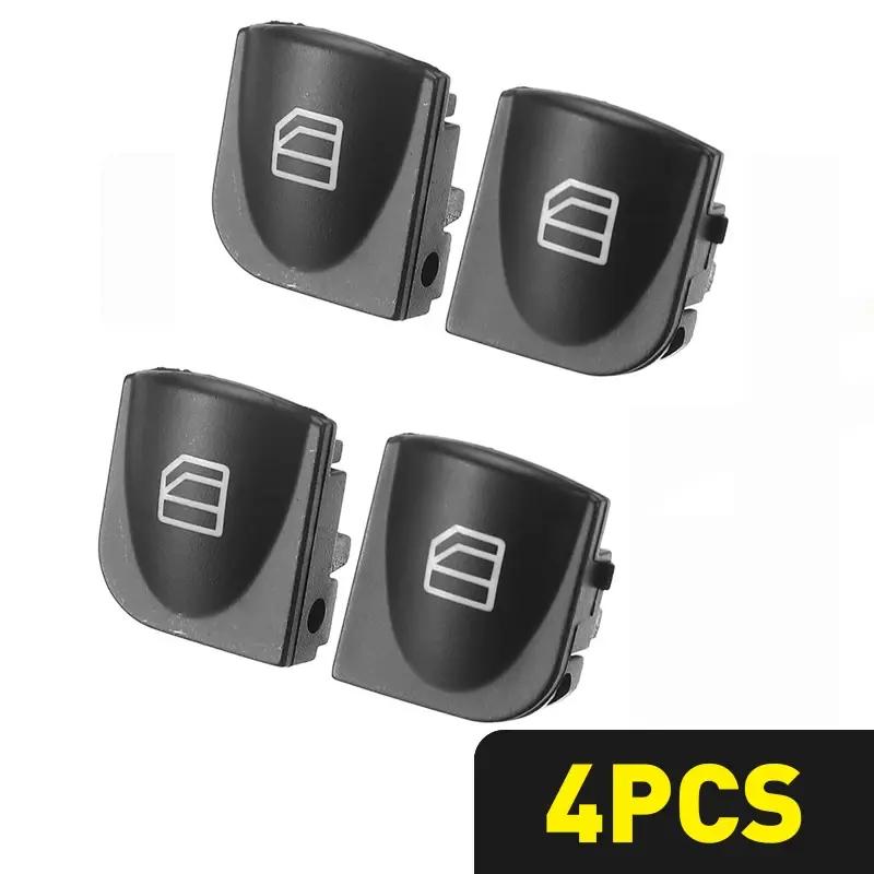 Thumbnail: 2/4Pcs Window Switch Console Cover Caps For Mercedes Benz W203 C-CLASSC320 C230