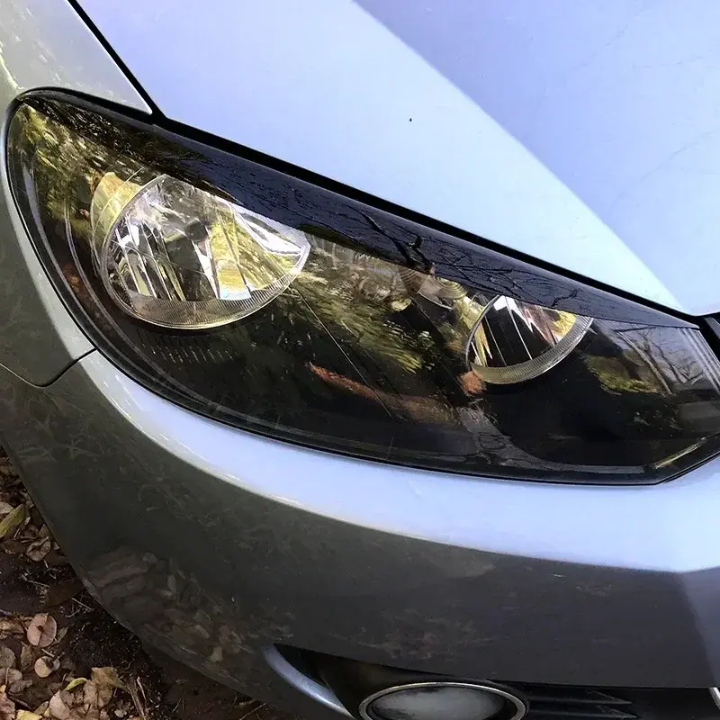 Thumbnail: Fit for VW Golf 6 MK6 GTI GTR 2008-2013 Car Accessories Black Headlight Eyebrow