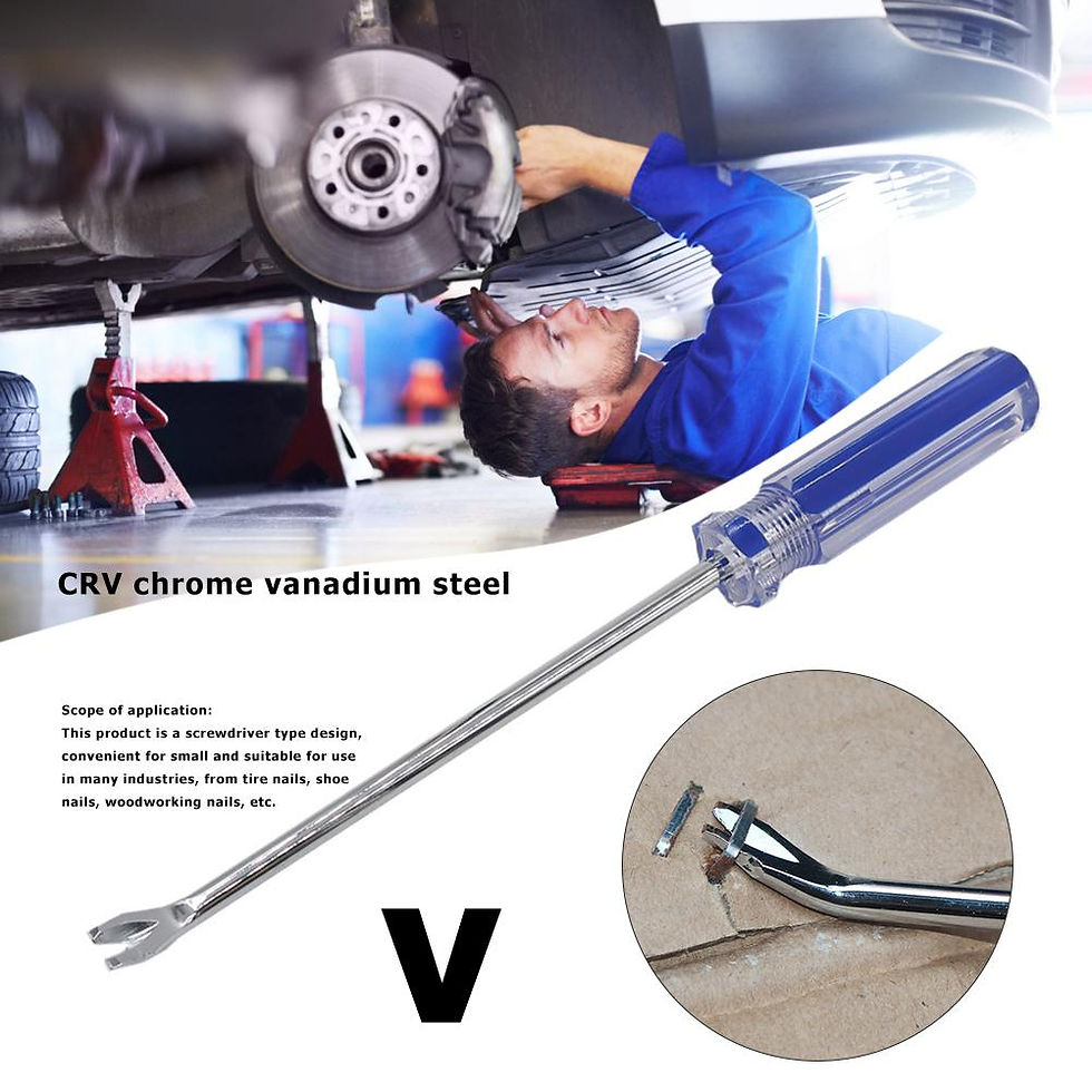 Thumbnail: Nail Puller Screwdriver Panel Upholstery Fastener Clip Remover Woodworking Nail