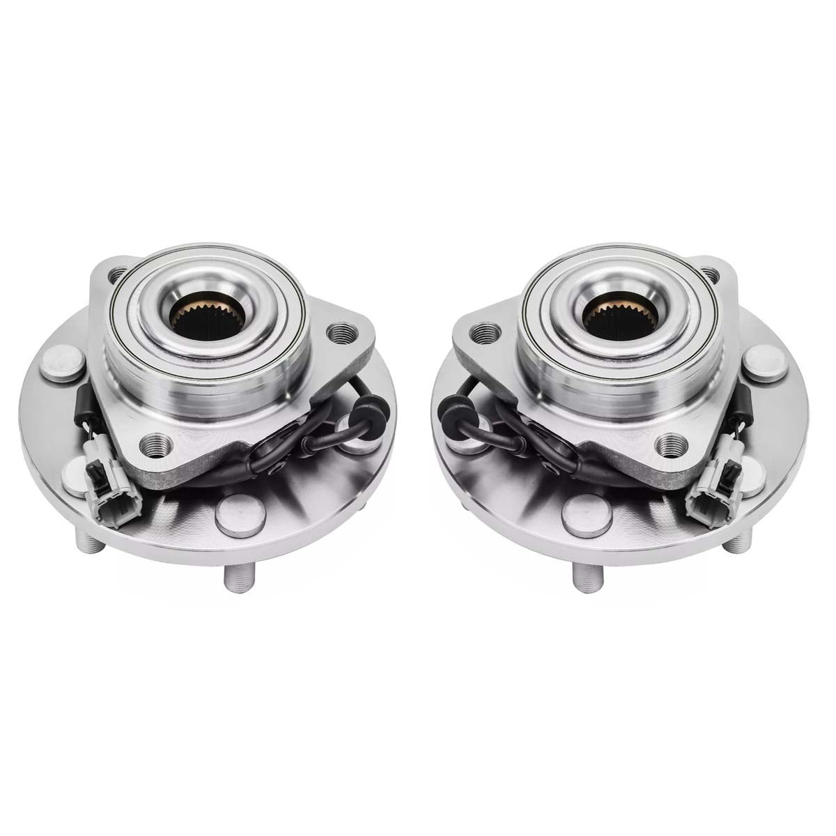 AutoShack Front Wheel Hub Bearing Set of 2 Driver and Passenger Side Replac..