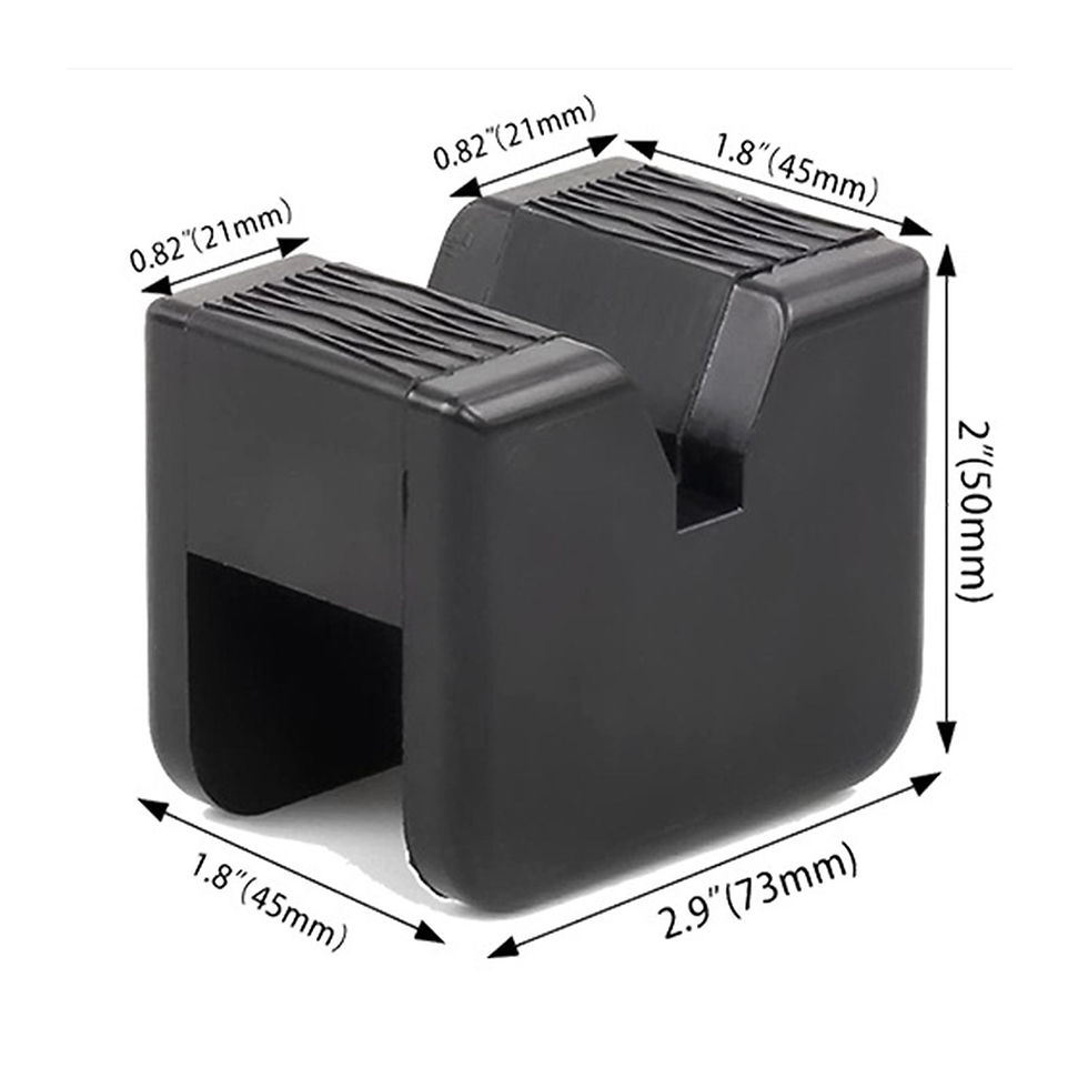 Thumbnail: Universal Car Jack Rubber Pad Car Slotted Lift Jack Stand Rubber Pads Floor Adap