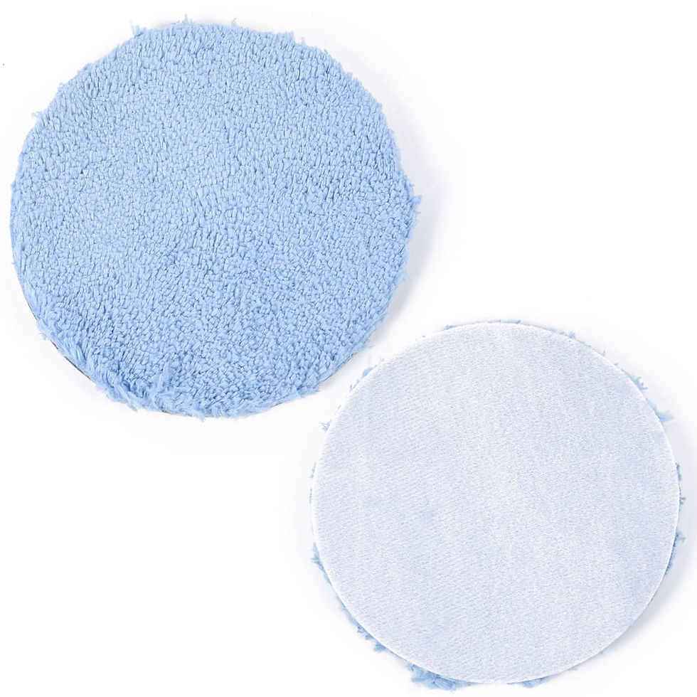 Thumbnail: BAMILL 5" Microfiber Polishing Buff Clean Pad Disc for Car Care Detailing W..