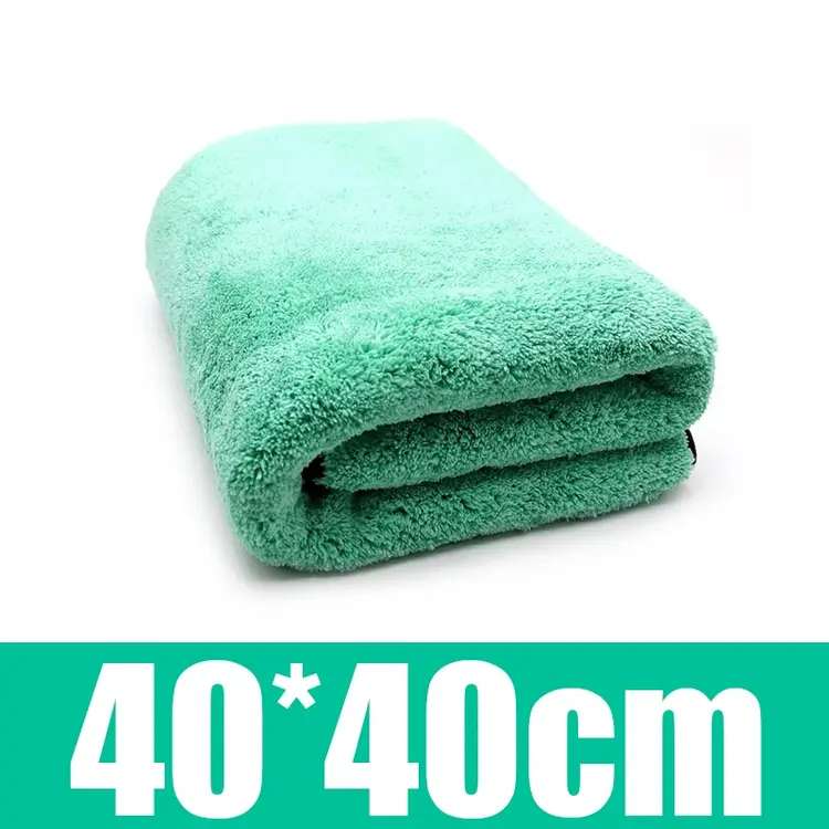 Thumbnail: 1400GSM Coral Fleece Deluxe Car Wash Microfiber Towel Plush Cleaning Drying Clot