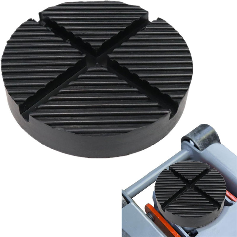 1/2pcs Floor Slotted Car Rubber Jack Pad Frame Protector Guard Adapter Jacking D