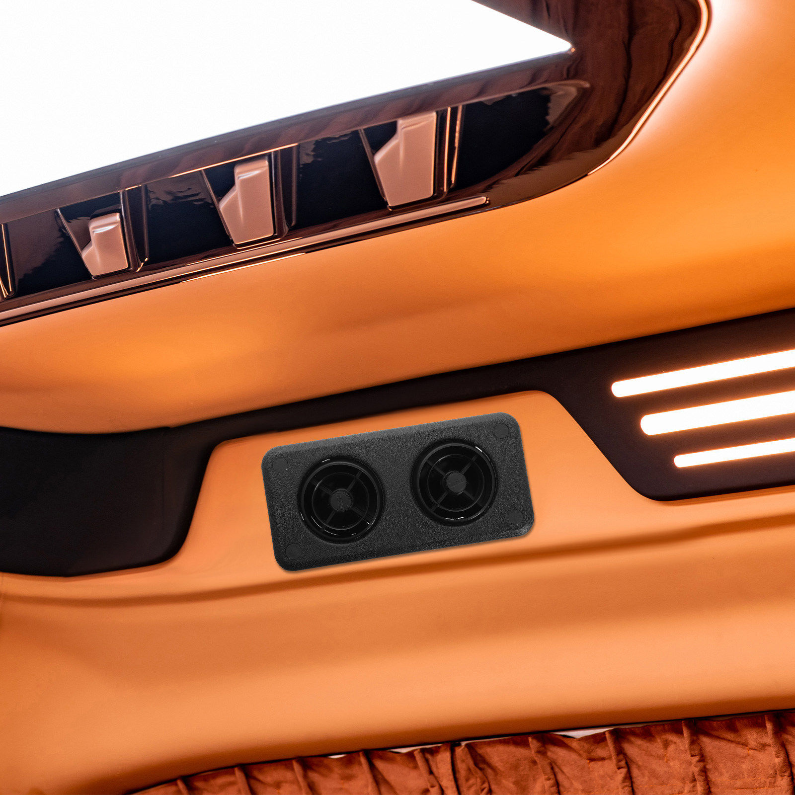 Bus Roof Air Conditioner Outlet Vent Flexible Airflow Control Compatible with La