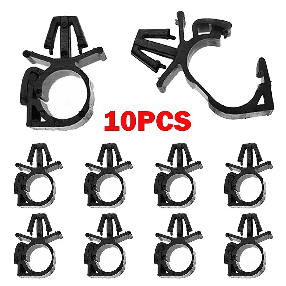 Thumbnail: 10X Car Wiring Harness Fastener Route Fixed Clip Corrugated Pipe Tie Wrap Cable