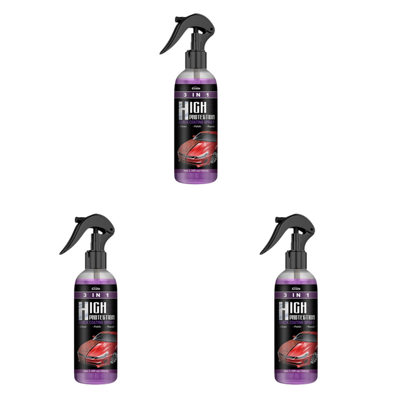 Thumbnail: 3in1 High Protection Car Ceramic Coating Spray Auto Nano Spray Paint Care Scratc
