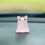 Thumbnail: Car Center Console Resin Pink Pig Doll Ornament Car Rearview Mirror Decoration B