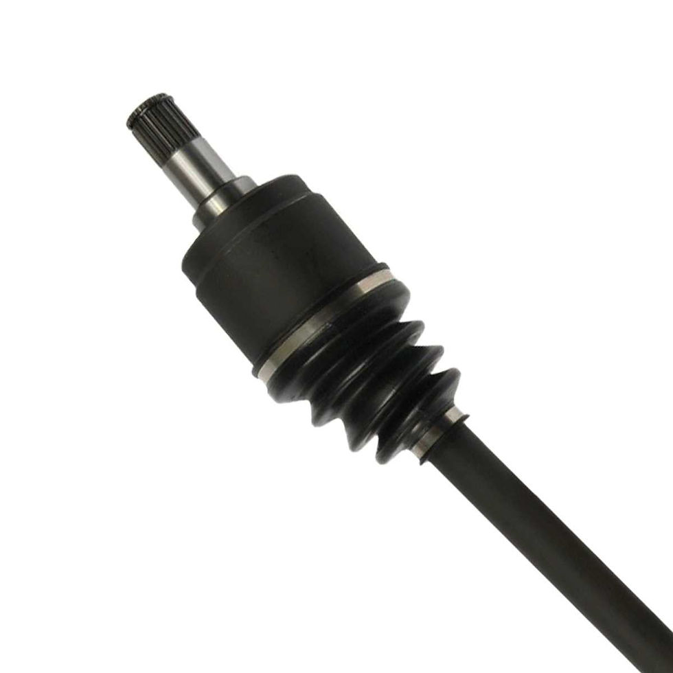 Thumbnail: AutoShack Front New CV Axle Drive Shaft Assembly Neoprene Boots Driver Side..