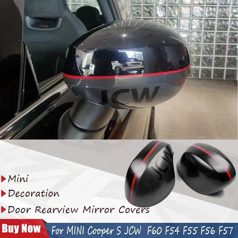 For Mini Cooper S JCW F54 F55 F56 F57 F60 Countryman Car Door Side Rearview Mirr
