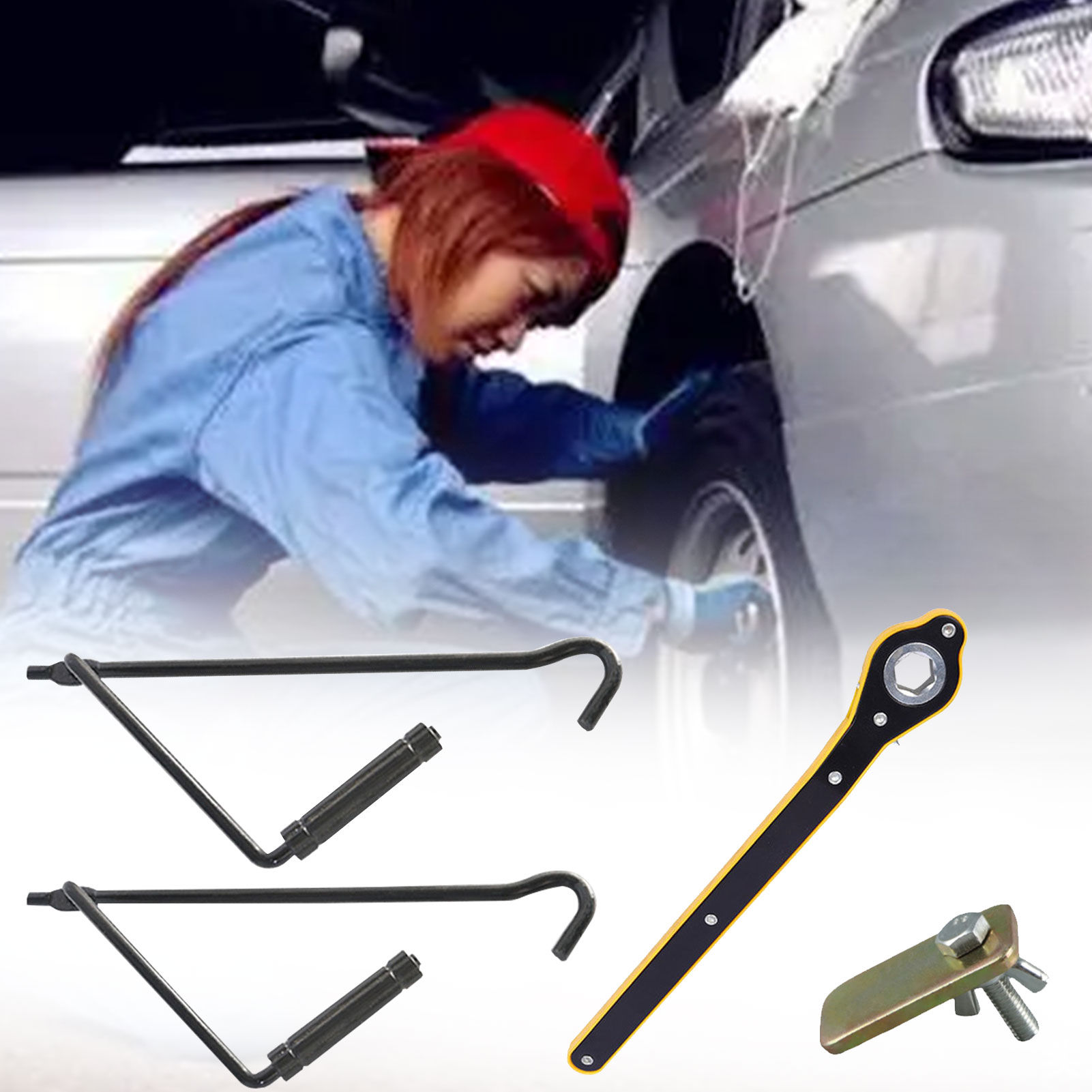 Car Jack Wrenches Car Jack Wrench Manual Jack Ratchet With Labor-Saving Handle M