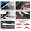 Thumbnail: Universal Car Front Bumpers Anti Collision Strips Carbon Fiber Rubber Strip Car