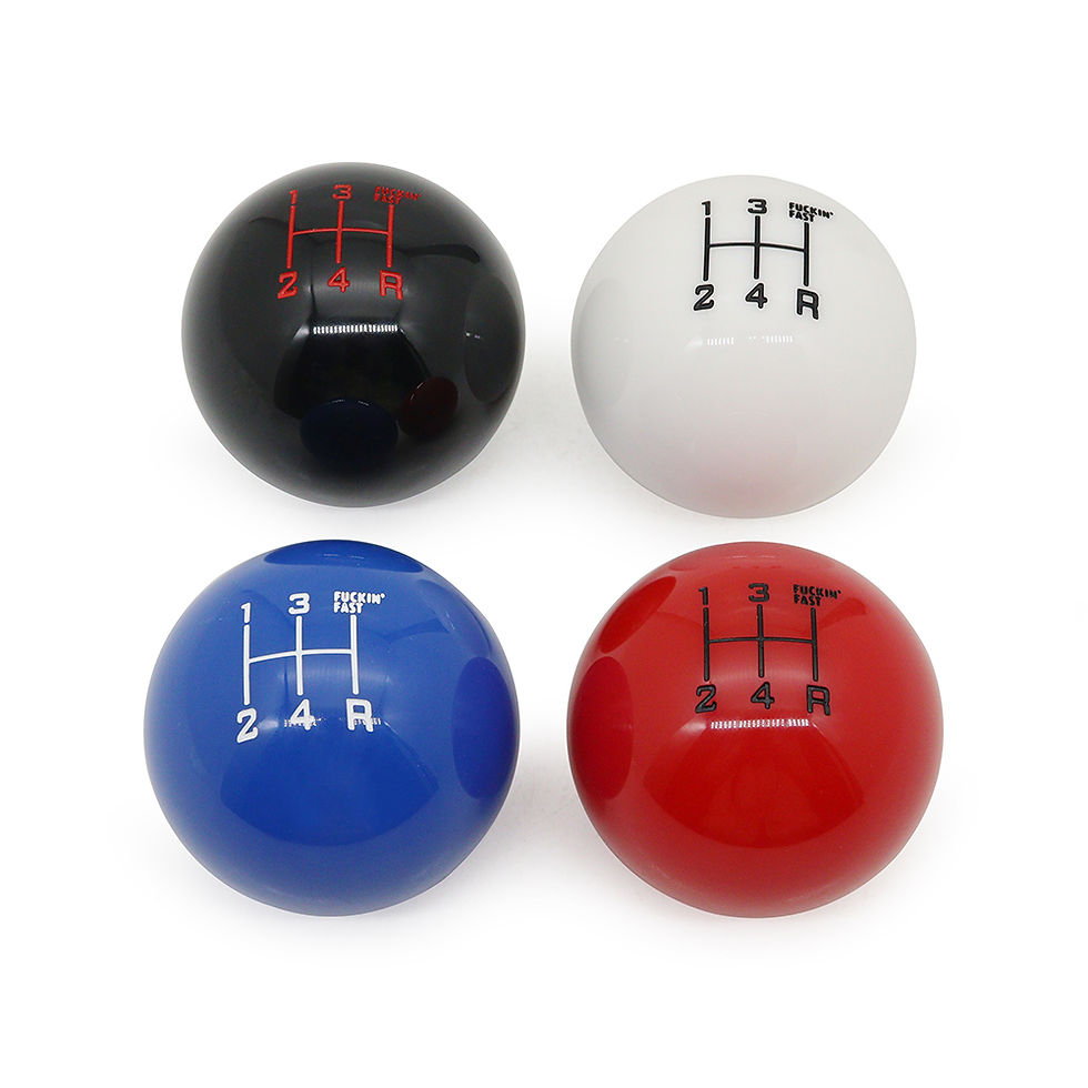 Thumbnail: Sturdy High-quality Acrylic Ball Gear Shift Knob Easy Installation Fine Workmans