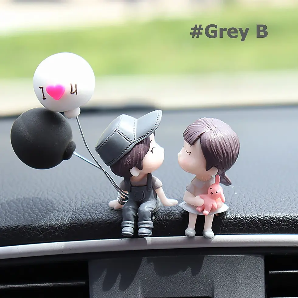 Thumbnail: Lovely Couple Car Air Vent Freshener Perfume Clip Aromas Diffuser Decor Air Cond