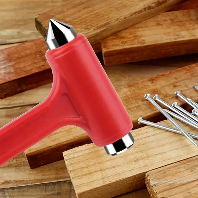 Thumbnail: Two-in-One Emergency Car Safety Hammers Seat Belt Cutter Window Breaking Hammer