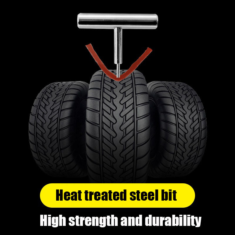Thumbnail: Car Tire Repair Kit Tubeless Tyre Puncture Patch Car Bike Motorcycle Tire Repair