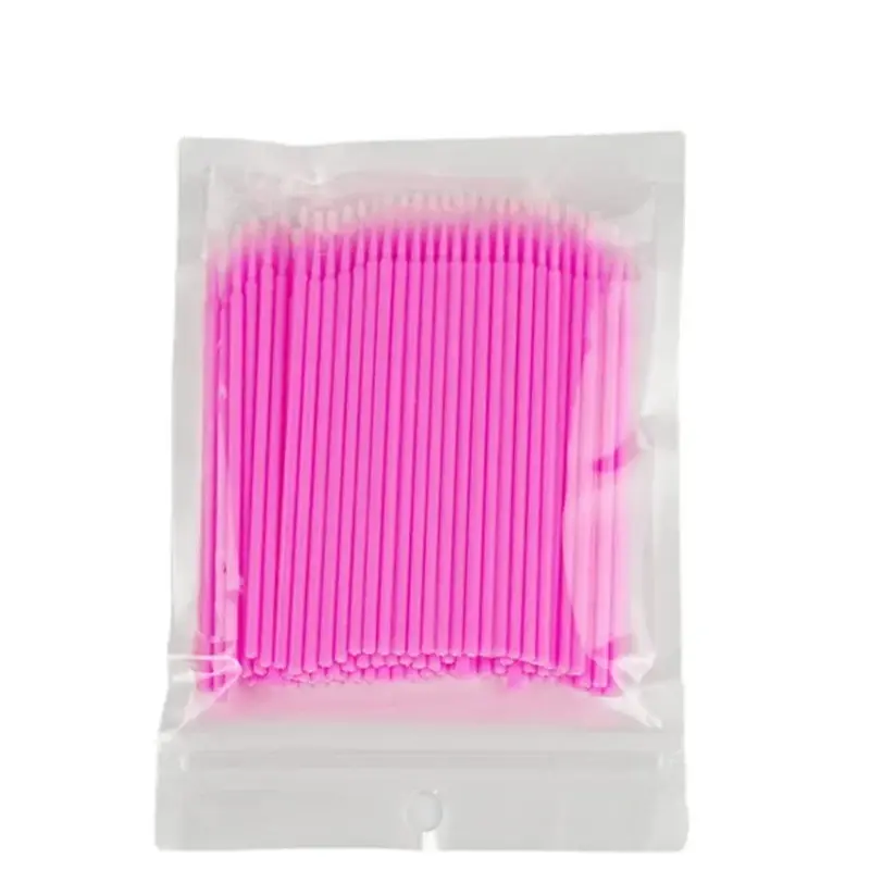Thumbnail: 100pcs Car Touch Up Paint Micro Brush Fine Tip Black Purple Car Maintenance Tool