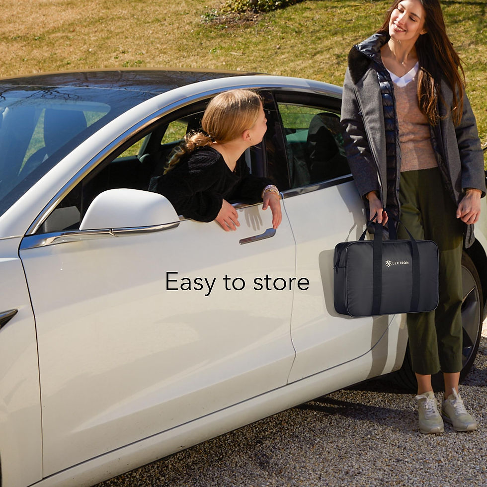 Thumbnail: Lectron Level 1 Tesla Charger - 110V, 15 Amp, NEMA 5-15 Plug, 16 ft Ext