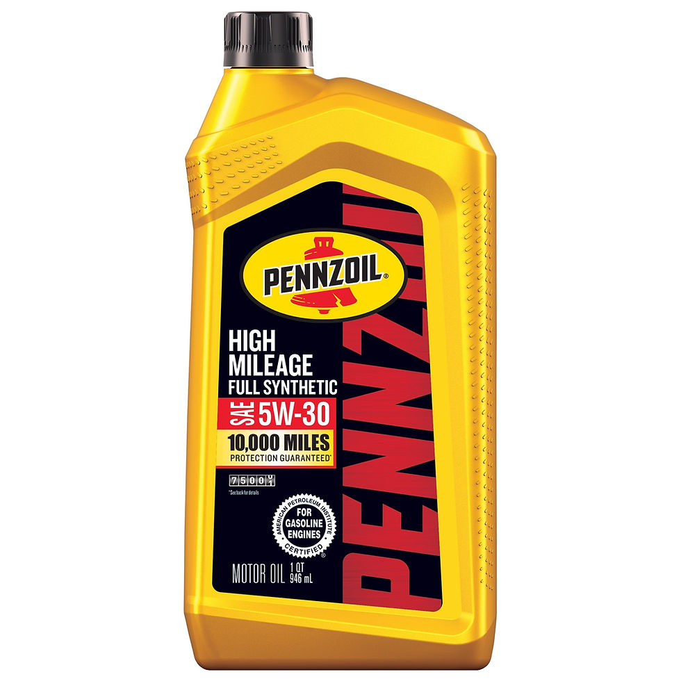 Pennzoil High Mileage Full Synthetic 5W-30 Motor Oil, 1 Quart