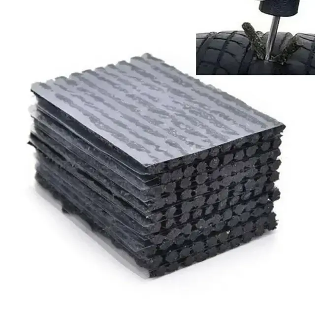 Thumbnail: Car Tire Repair Tool Kit with Rubber Strips Tubeless Tyre Puncture Studding Plug
