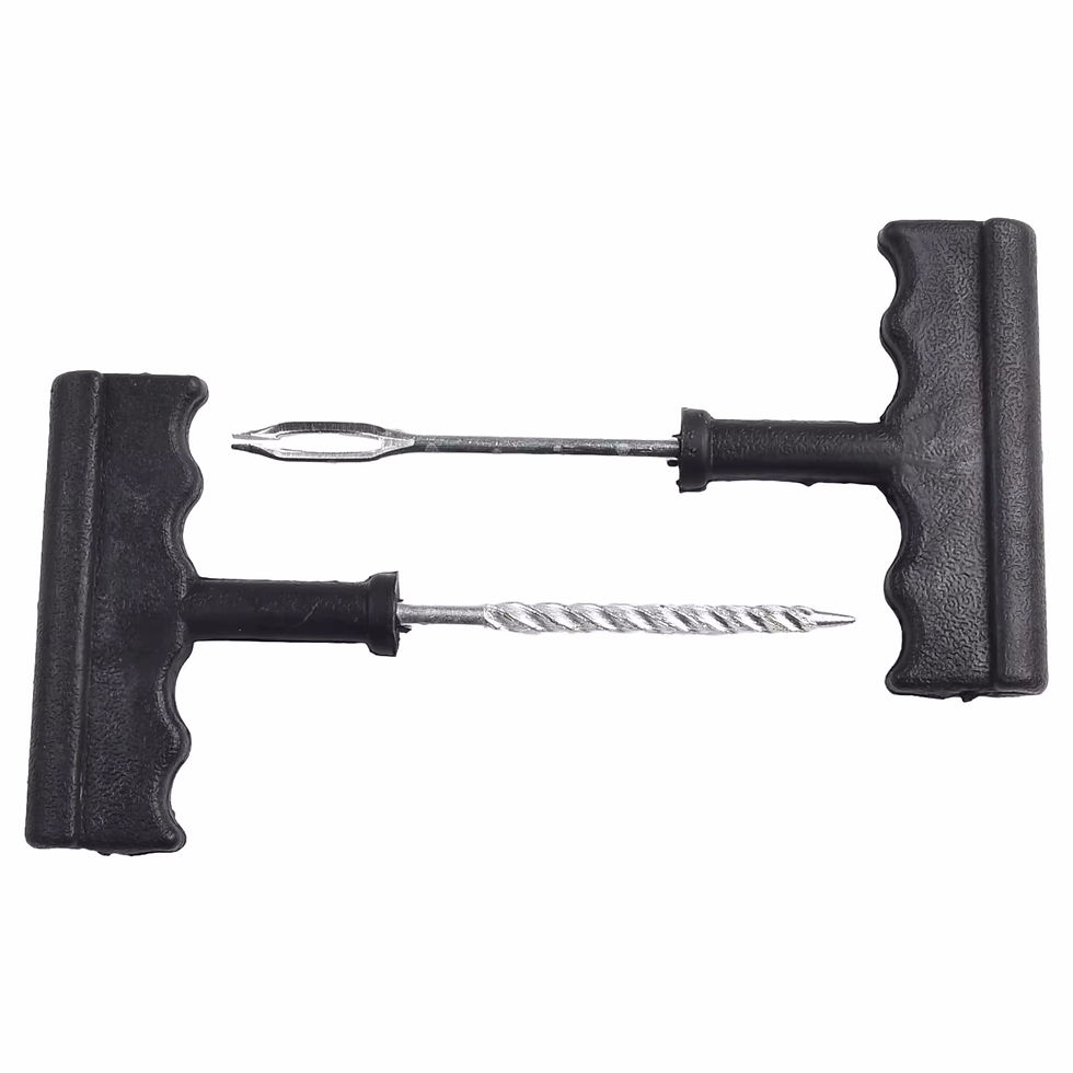 Thumbnail: 1 Set Puncture Repair Kits Car Tire Repair Tool With Rubber Strips Tubeless Flat
