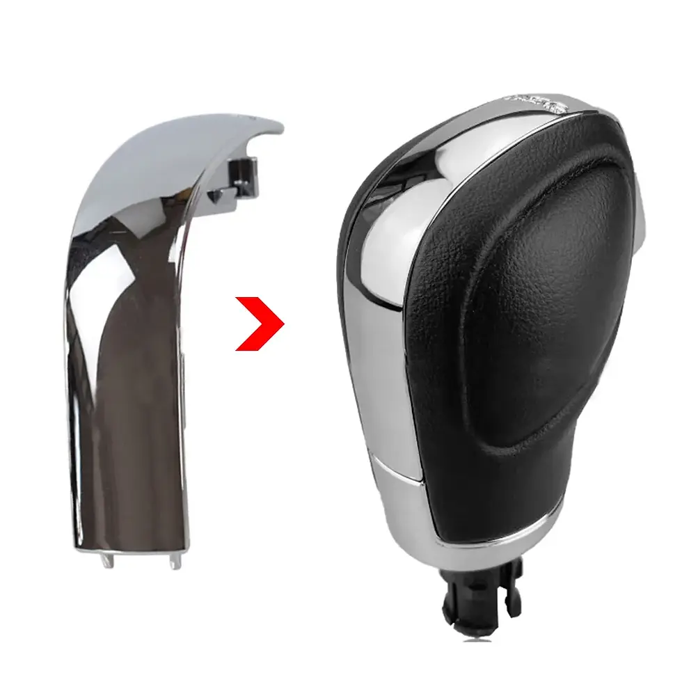 Thumbnail: New Chrome Automatic Gear Shift Knob Button DSG Logo Cover Trim For VW Golf 6 7