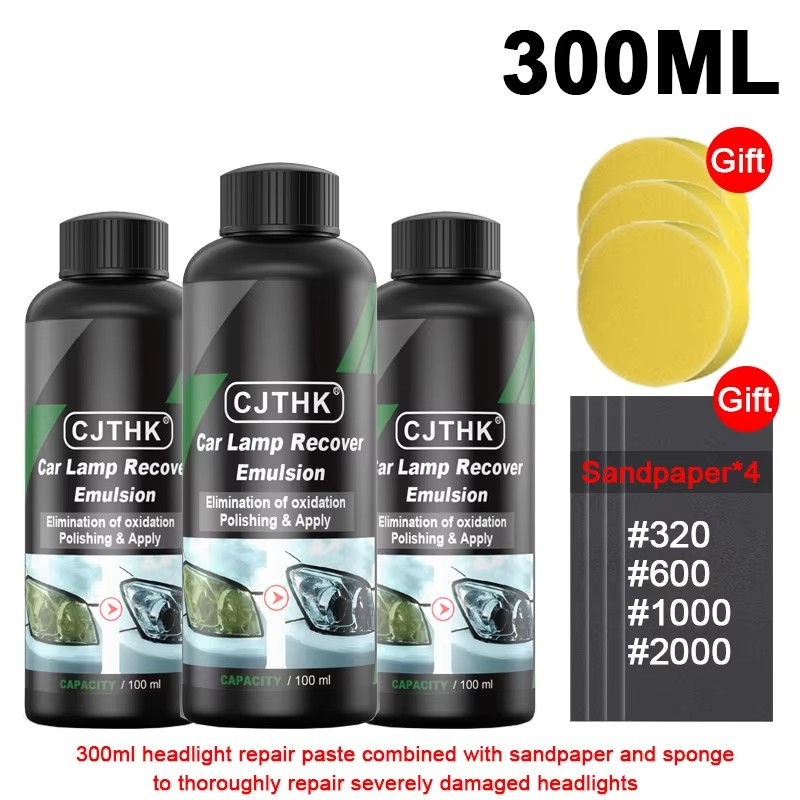 Thumbnail: Car Headlight Restoration Polishing Kits Headlamp Scratch Remover Repair Cleanin