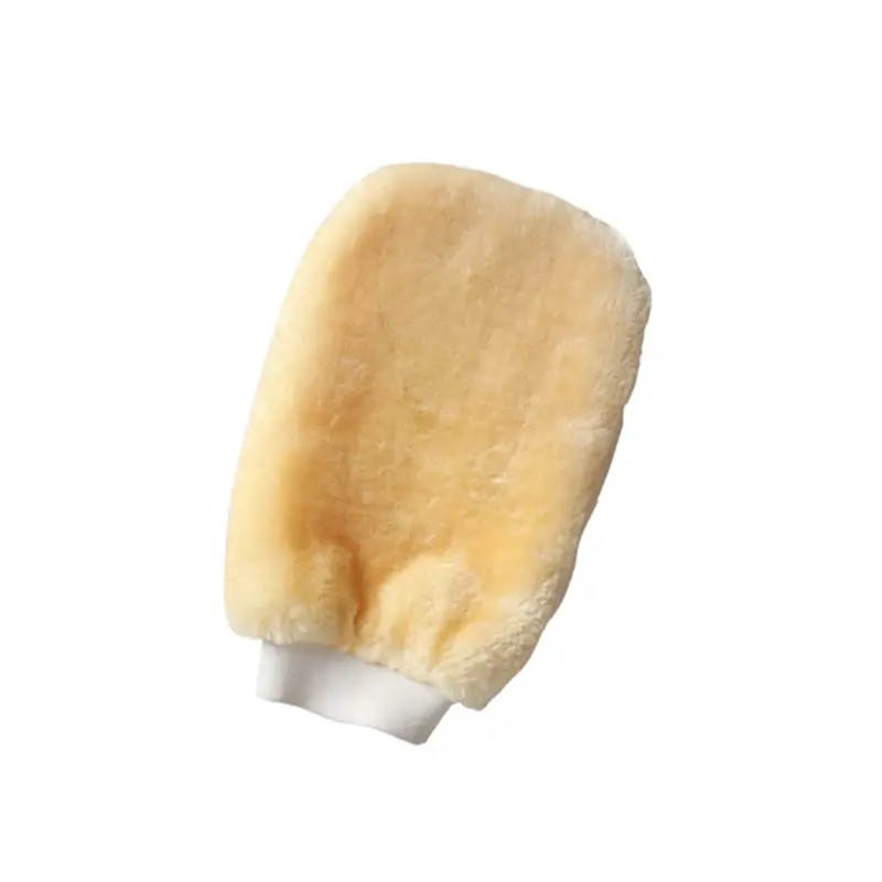 Thumbnail: 1/2Pcs Microfiber Car Wash Gloves Soft Thickened Wool Plush Car Cleaning Mitt Do