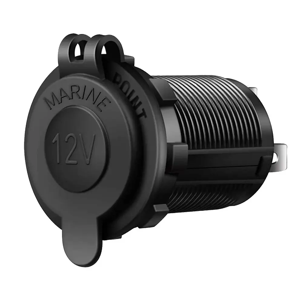 Thumbnail: Cigarette lighter socket Automobile marine motorcycle ATV RV lighter socket 12V