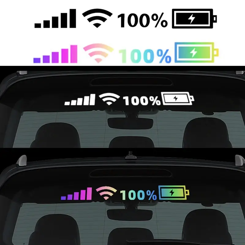 Car Windshield Stickers 5G Mobile Phone WIFI Signal Vinyl Decals Car Motorcycle