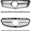 Thumbnail: For Mercedes Benz E Class W212 2009-2015 Front Racing Grill Diamond AMG Black Si