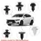 Thumbnail: 100pcs Boxed Buckle 620pcs Plastic Buckle 680pcs Automotive Buckle Fastener Auto