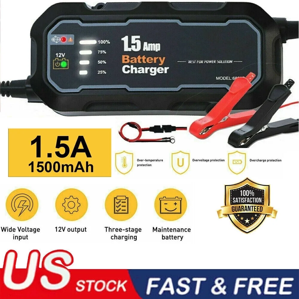 Supsupsiu Portable Power Bank Charger Lithium Jump Starter Box 12V 1500Mah Car B