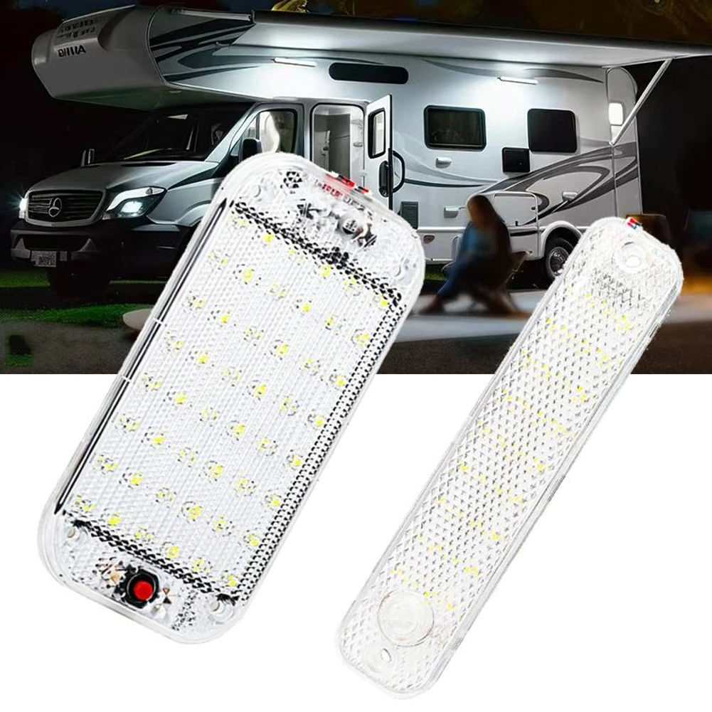 12v-80v Led Car Universal Roof Bars Car Reading Light Trunk Light Car Ceiling In