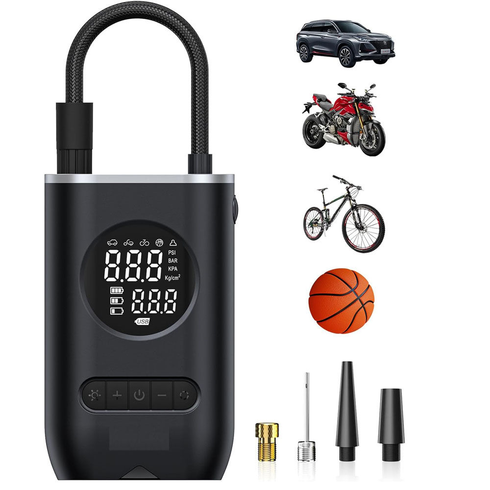 Mini Car Electric Inflation Air Pump Portable Wireless Handheld Charging Digital