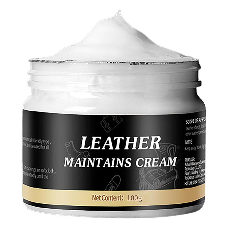 Thumbnail: Car Interior Leather Softener Natural Leather Oil Maintain Polish Softener 80g L