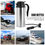 Thumbnail: 12 24V Car Electric Heating Cup Kettle Portable Water Heater Bottle Travel Car T