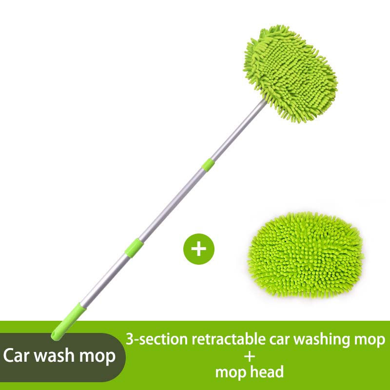 Thumbnail: LEIBOO Car Cleaning Brush Detailing Super Absorbent Car Wash Brush Adjustable Te