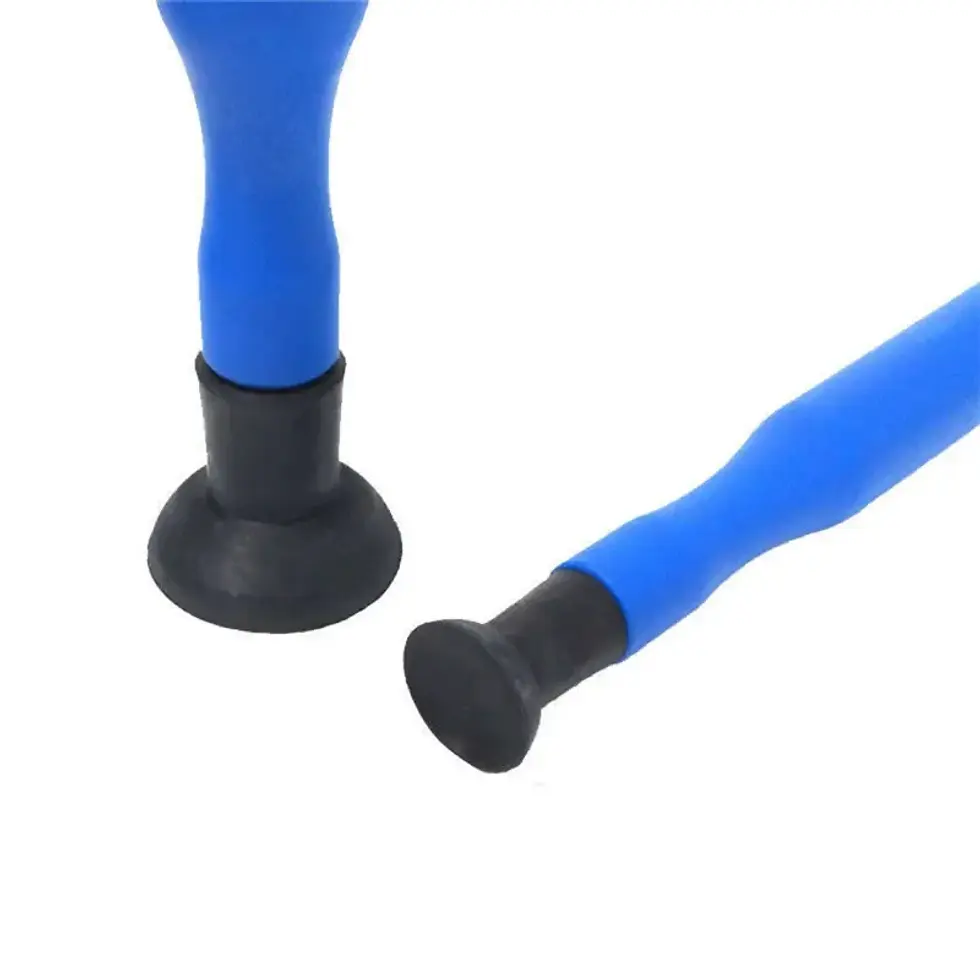 Thumbnail: 2Pcs Valve Lapping Sticks Set Rubber Valve Lapping Grinding Stick with Suction C