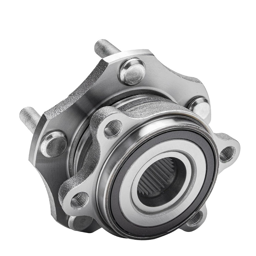 Thumbnail: Detroit Axle - Front Driver or Passenger Side Wheel Bearing and Hub Assembl..