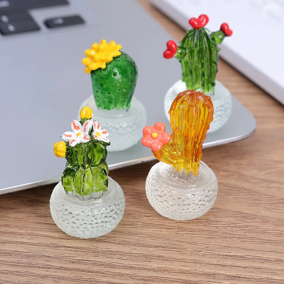 Thumbnail: Car Simulation Plant Potted Ornament Car Center Console Cactus Succulent Plant P