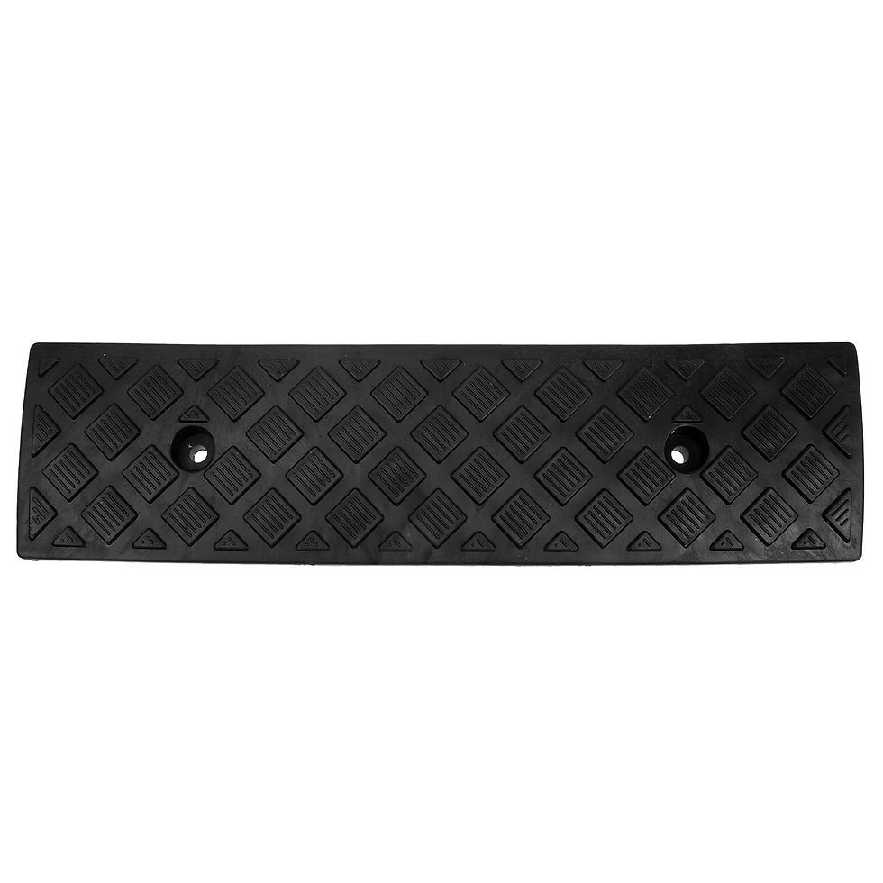 Thumbnail: Plastic Curb Ramps Threshold Ramp Slope Ramp for Driveway Car Motorcycle Lo..