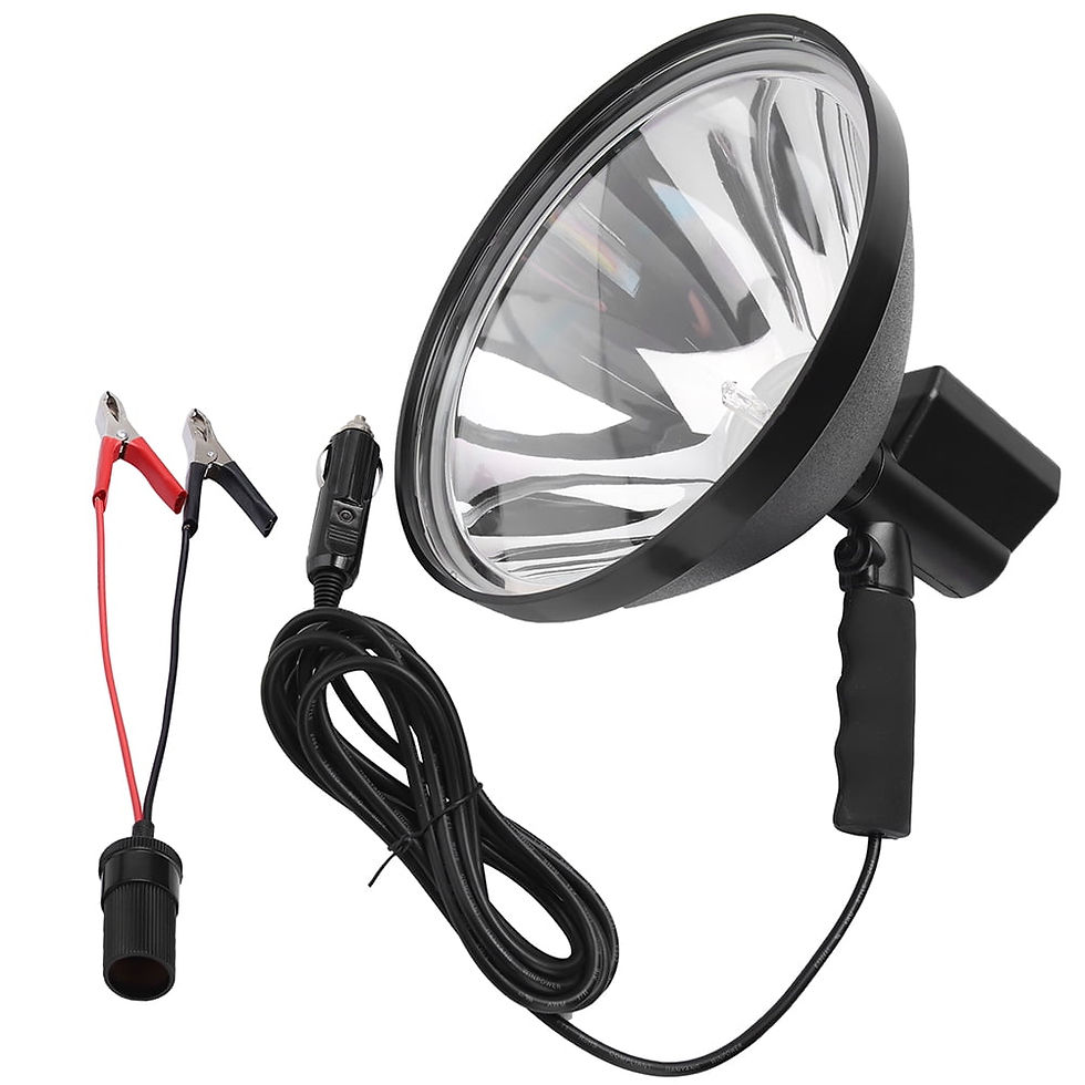 Thumbnail: TOPINCN 100W 9 LED Handheld Hunting Spot Light Work Spotlight Camping Fishi..
