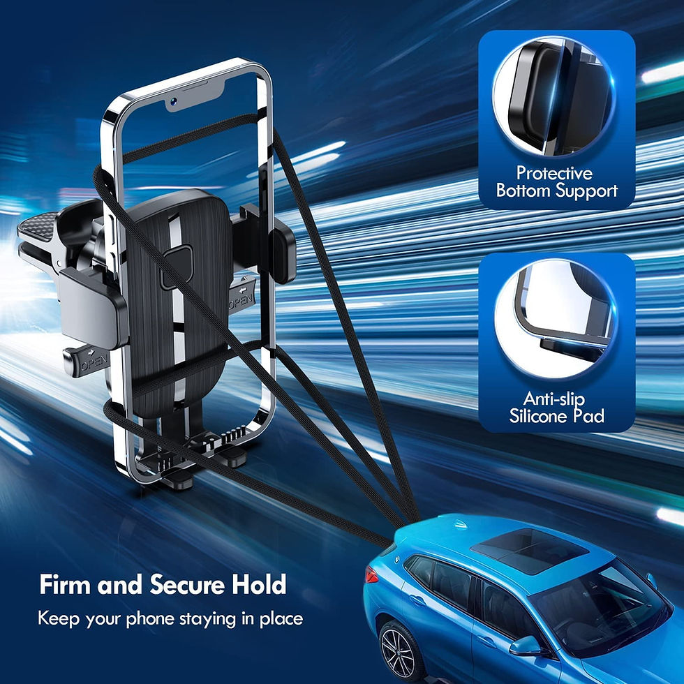 Thumbnail: delpattern 3 in 1 Cell Phone Holder for Car, Universal Dashboard ,Windshiel..